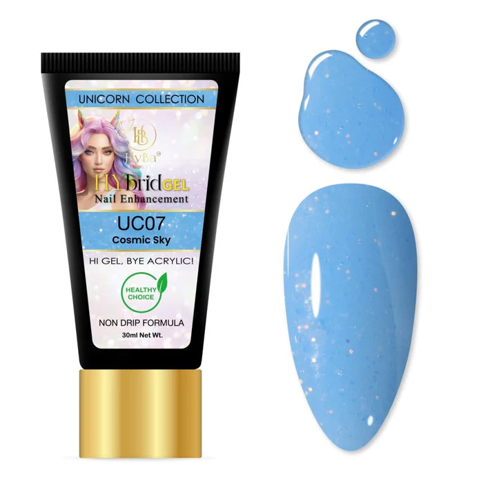 HYBA BEAUTY HyGel Unicorn Collection 30ml - Cosmic Sky #UC07