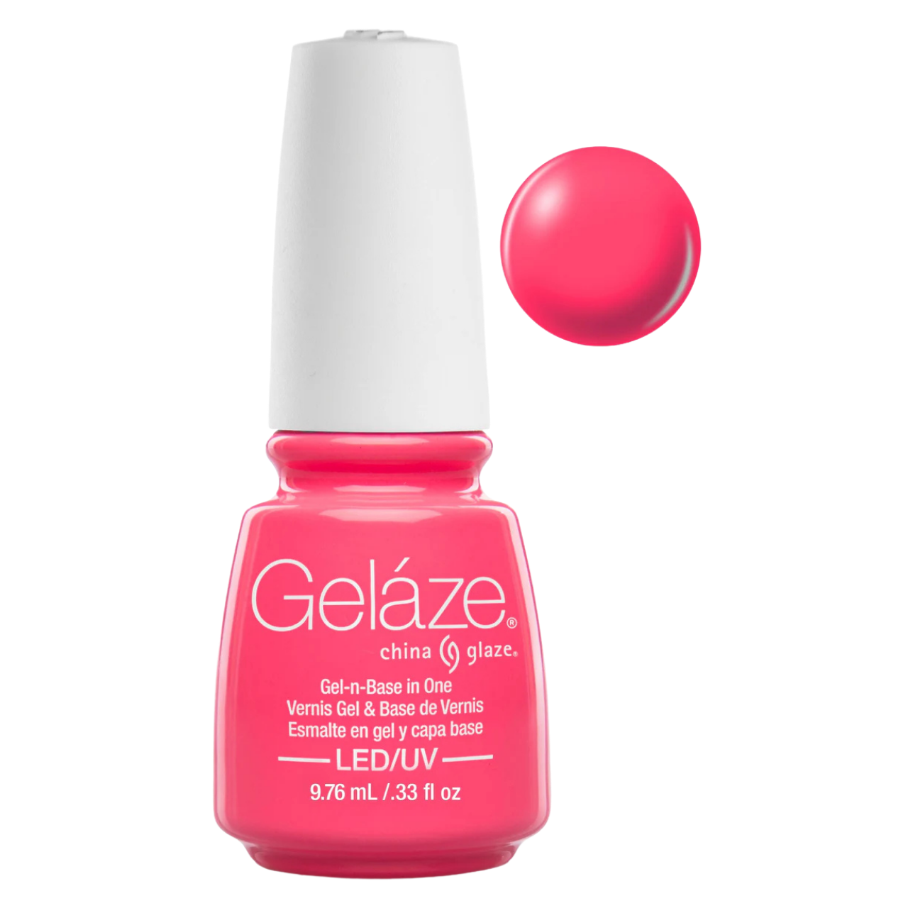 GELAZE by China Glaze 0.5oz - Shocking Pink #81646