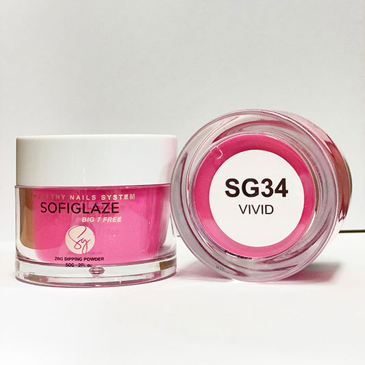 SOFIGLAZE 2 in 1 Color Powder with Big 7 FREE - SGPOWDER#34 image 0