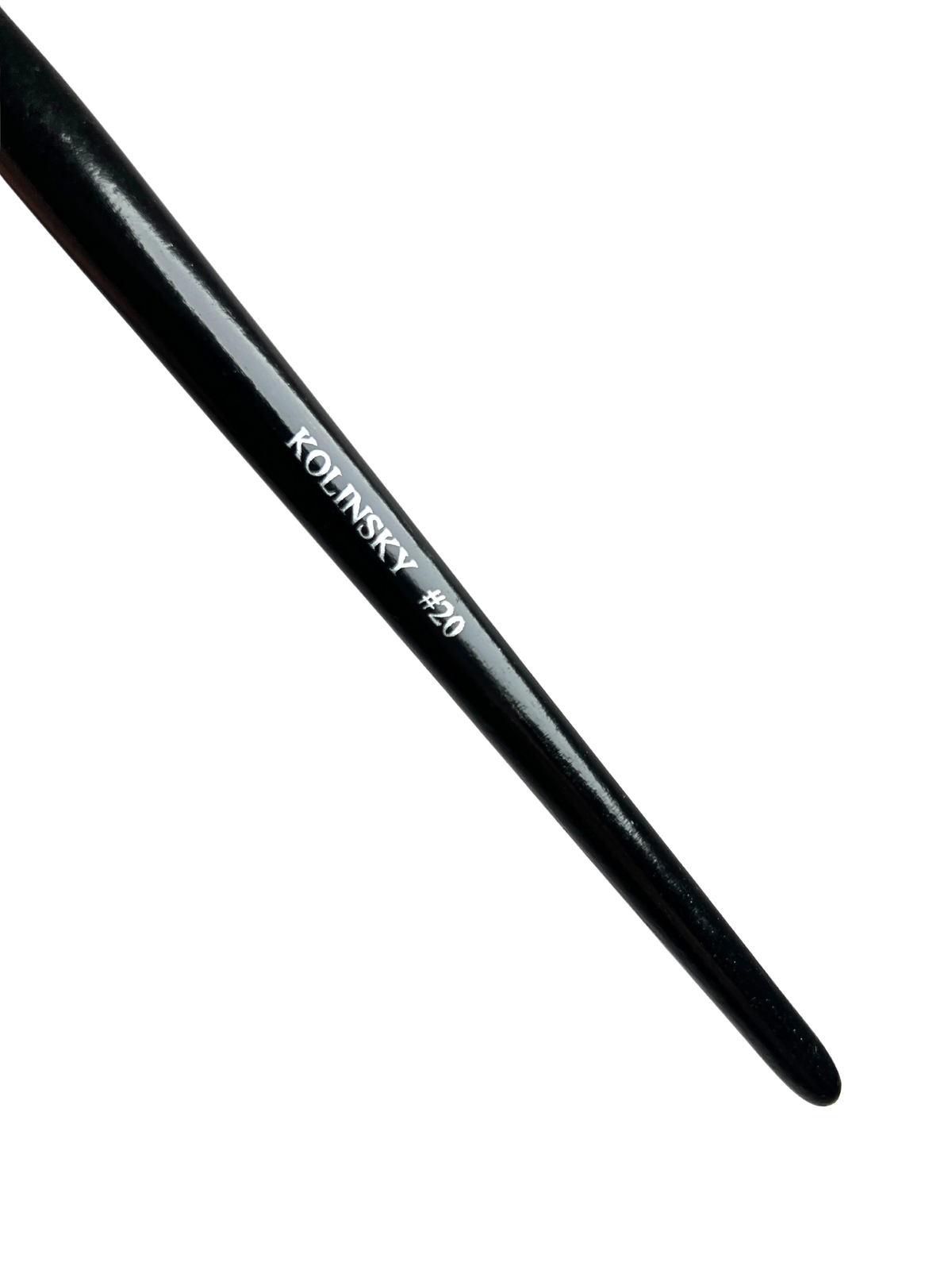 Pure Kolinsky Brush Long Black Handle  - #20