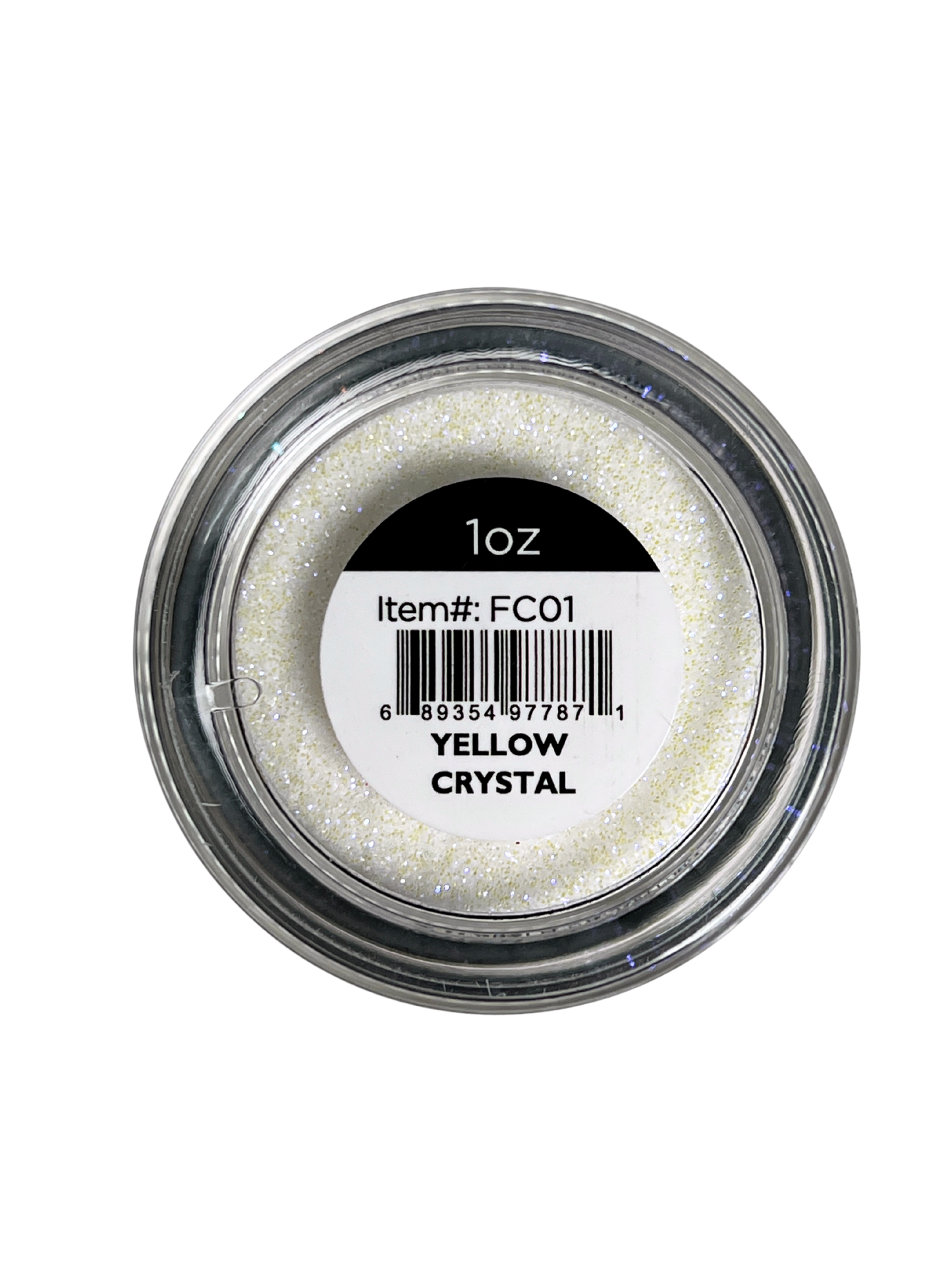 SOFIART Chrome Glitter 1oz - Yellow Crystal FC01