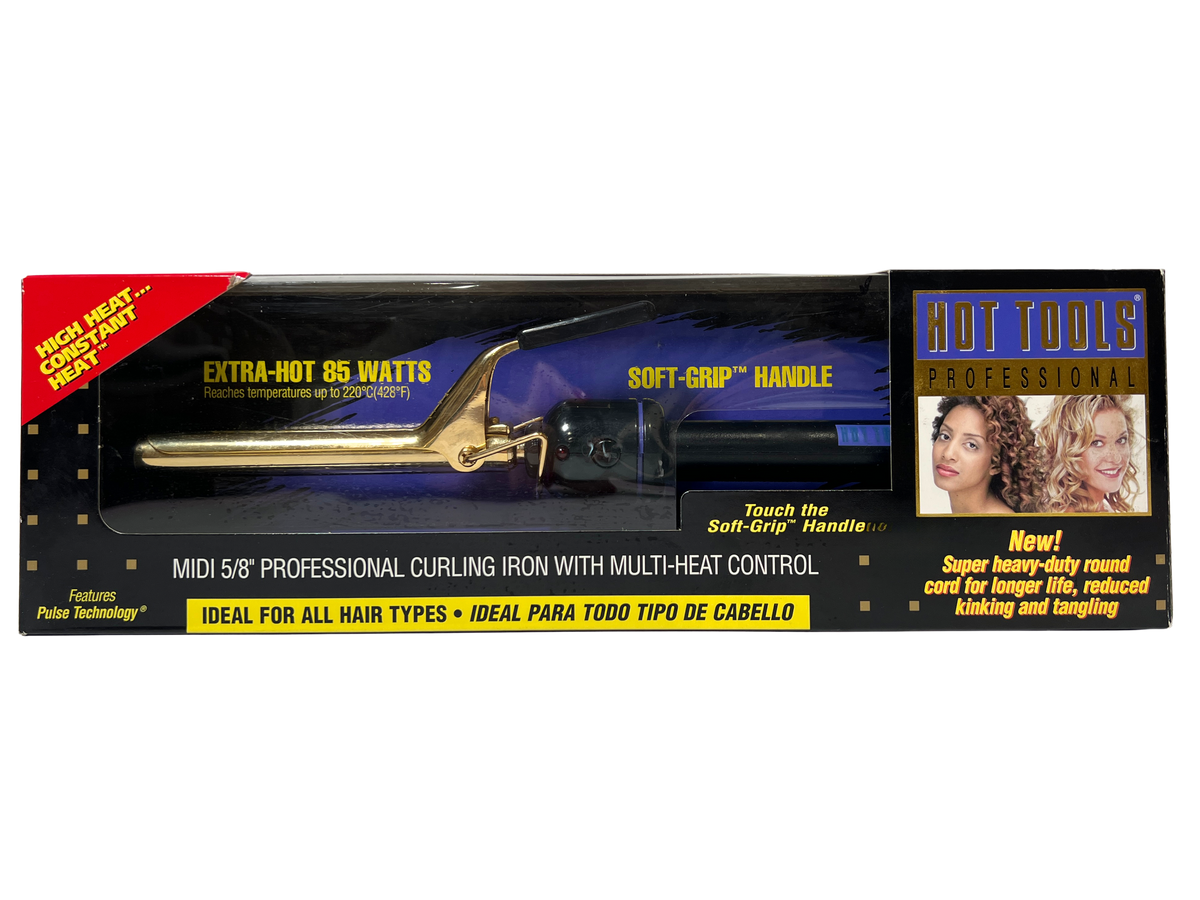 HOT TOOLS Professional Midi 5/8" Professional Curling Iron w/ Multi-Heat Control