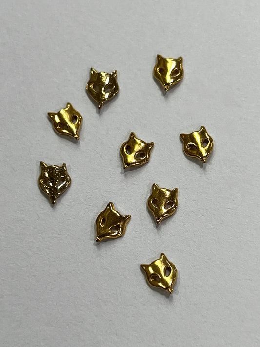 90's Gold Charms - Fox