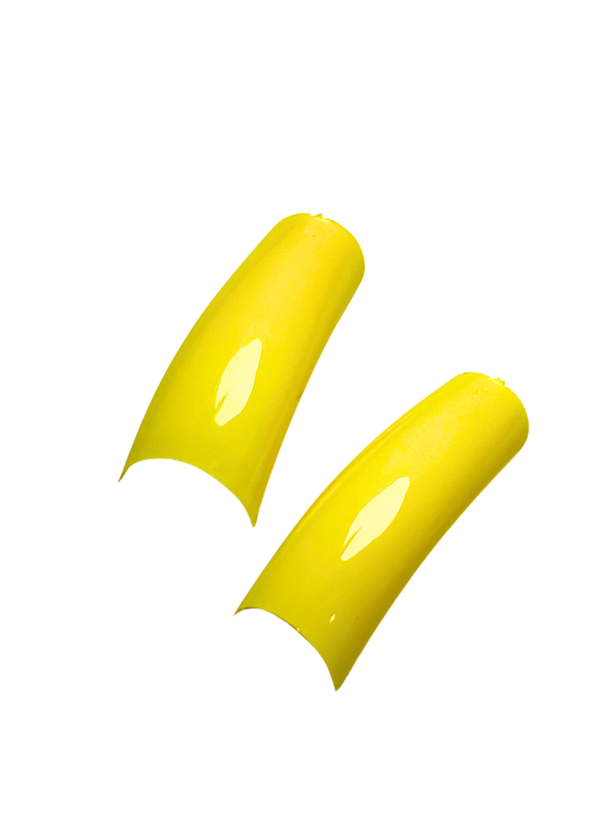 Color Nail Tips 550pc - Yellow