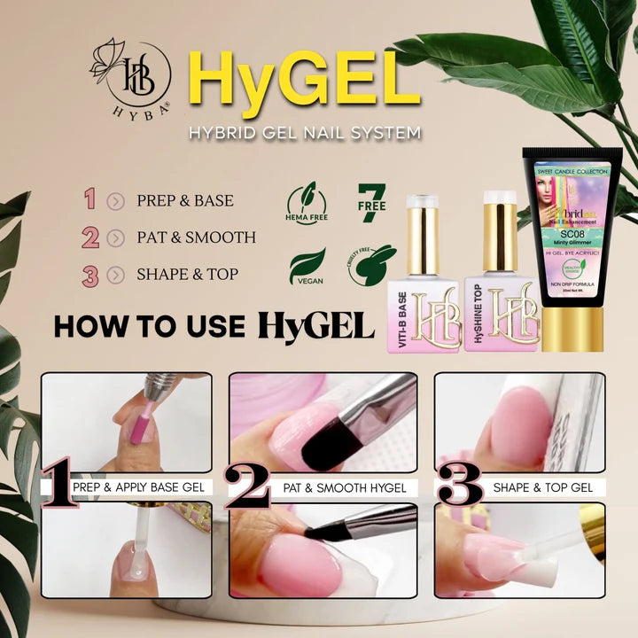 HYBA BEAUTY HyGel Blush Collection #2 60ml - Bubblegum Blossom #B03