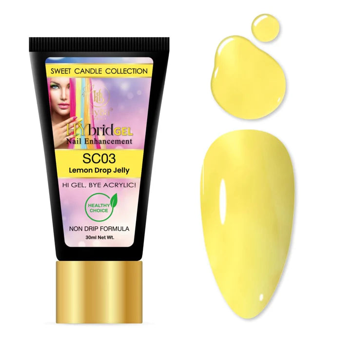 HYBA BEAUTY HyGel Sweet Candie Collection 30ml - Lemon Drop Jelly #SC03