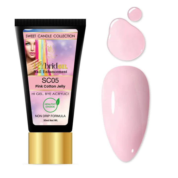 HYBA BEAUTY HyGel Sweet Candie Collection 30ml - Pink Cotton Jelly #SC05