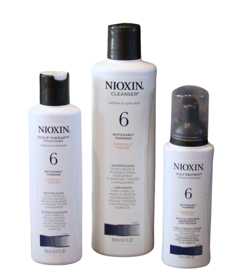 NIOXIN Hair System Kit #6 - Noticeably Thinning for Medium to Coarse Hair