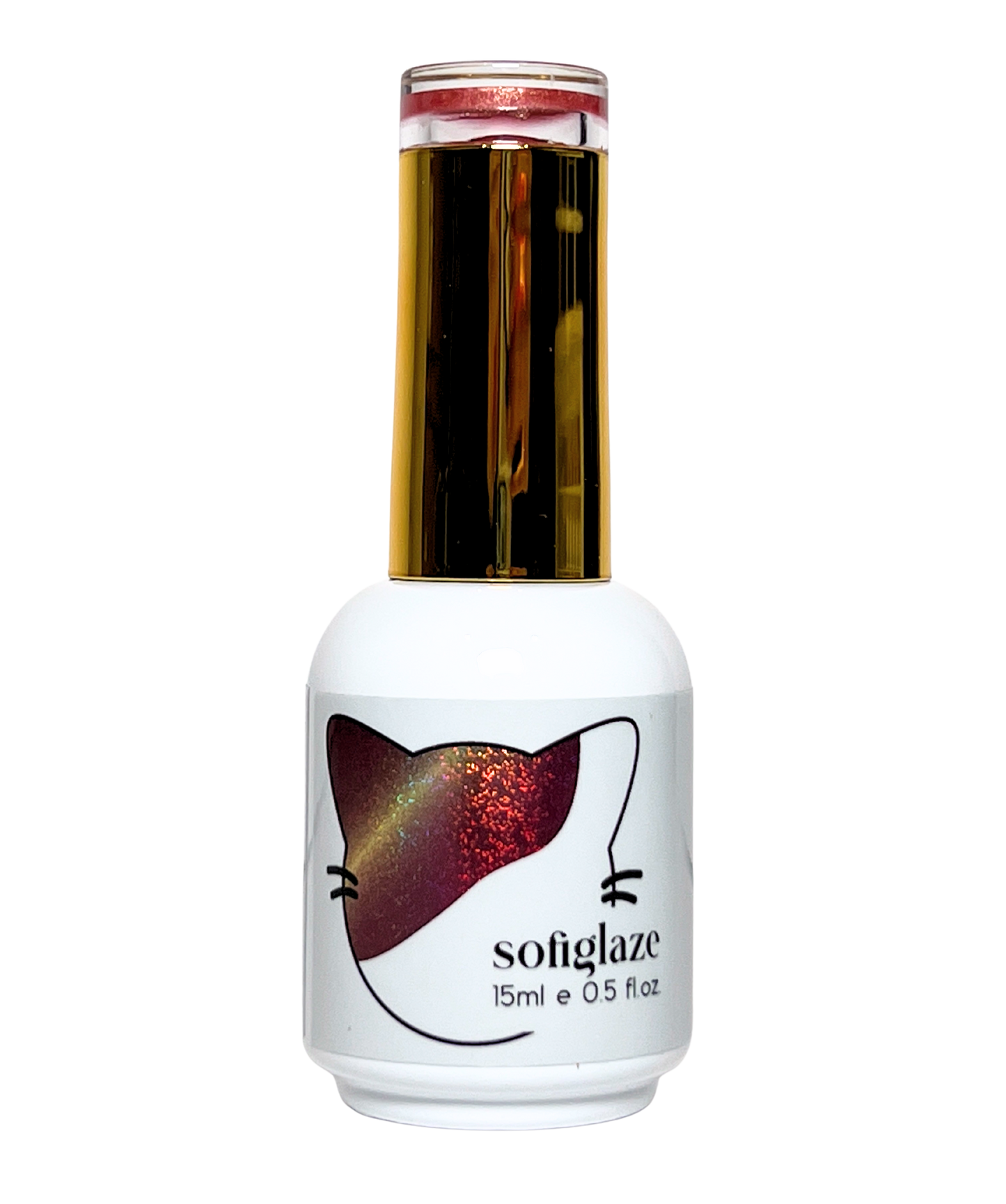 SOFIGLAZE Gel Color 0.5oz Pristine Halo Cat Eye - #GD008