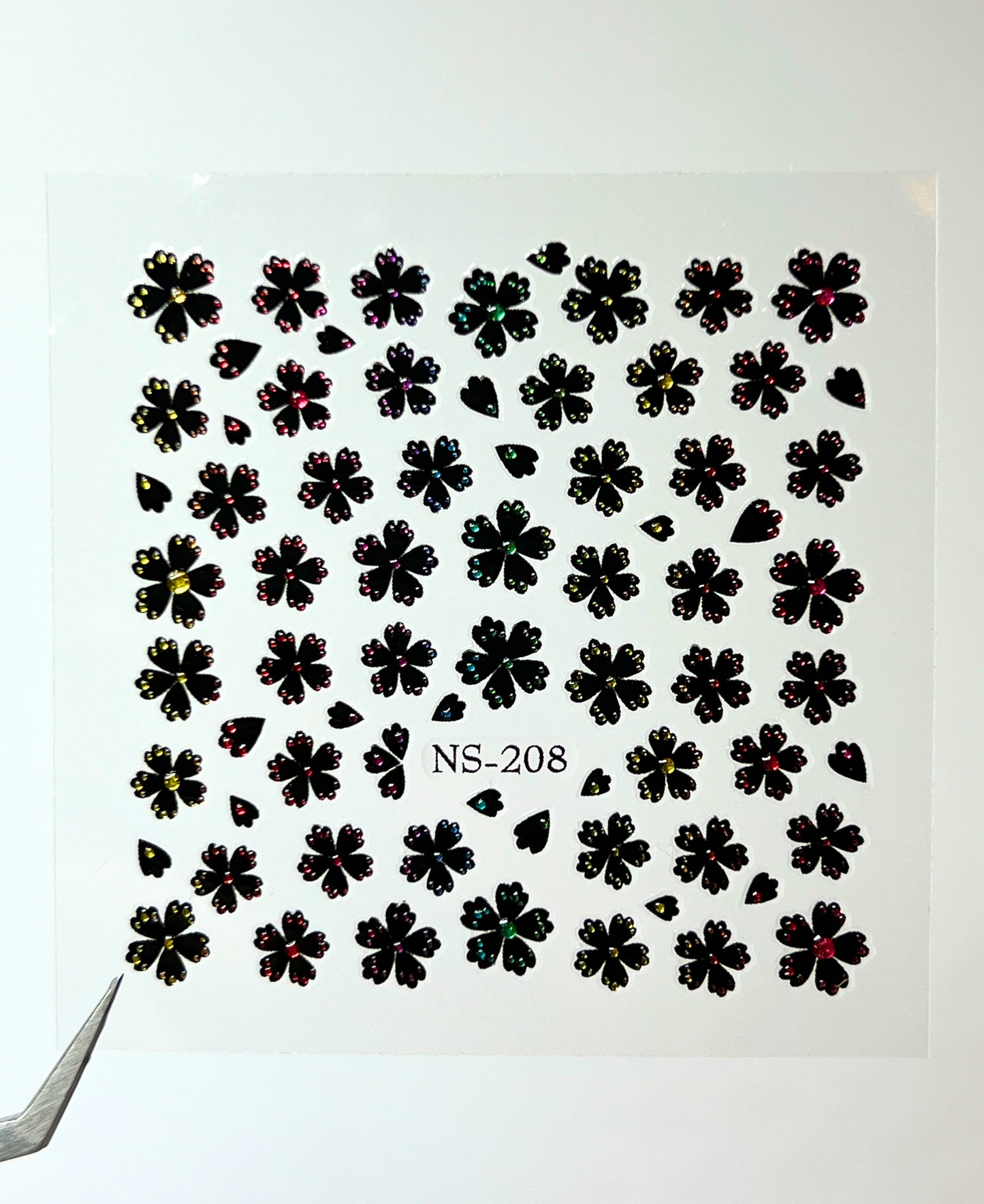 NAILIAN Professional Nail Art Stickers - NS-208 (Rainbow)