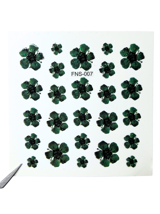 LECECIA Flower Nail Stickers - FNS-007
