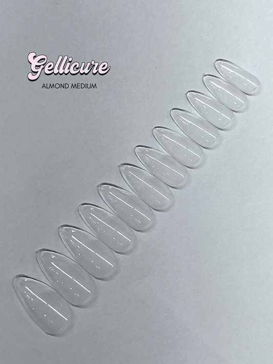 GELLICURE Pre-etched Gel Tips 120 pcs - Almond Medium