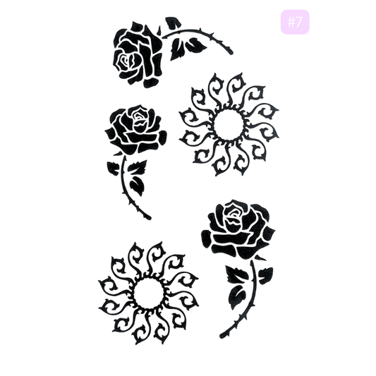 BarShe Temporary Body Tattoos - #007
