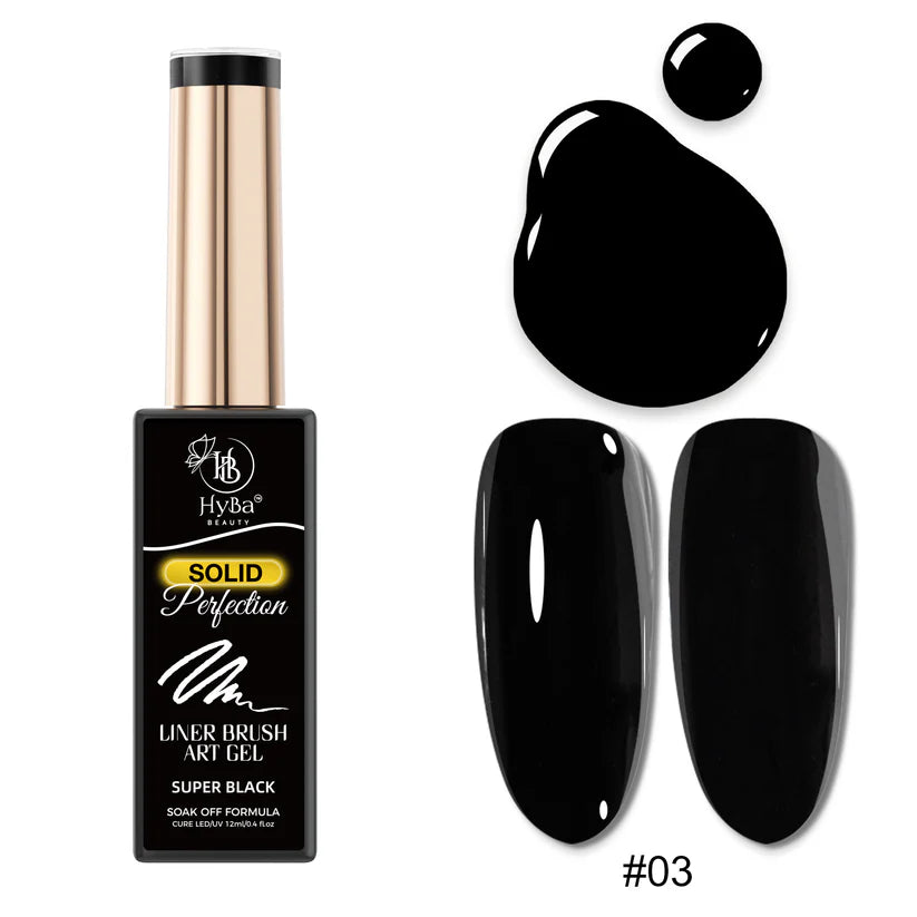 HYBA BEAUTY Solid Liner Gel PERFECTION Set / 4 colors