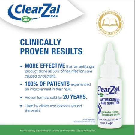 CLEARZAL Antimicrobial Nail Solution - 1oz