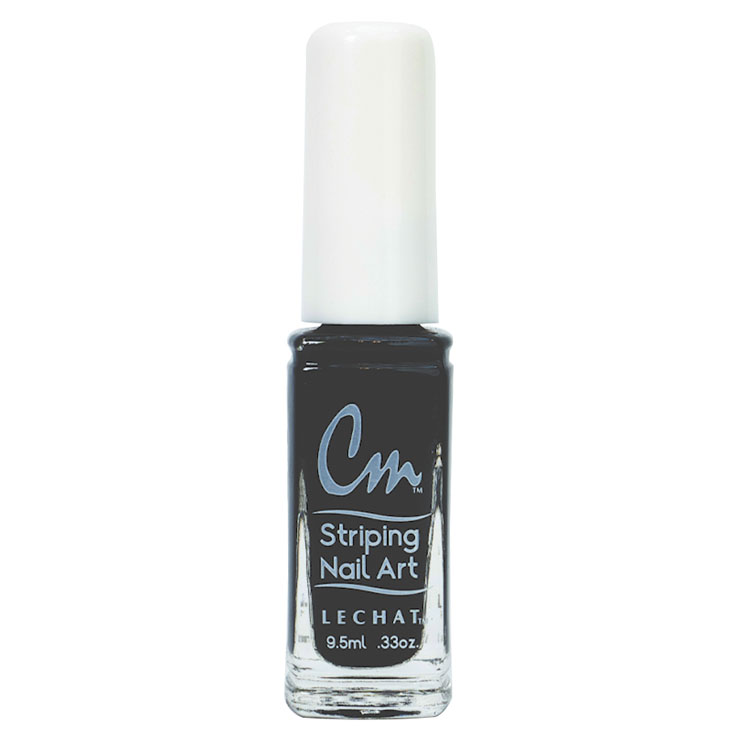 LECHAT CM Striping Nail Art Polish 0.33oz - Black #CM01