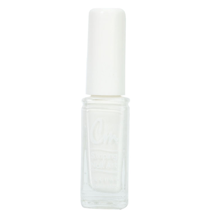 LECHAT CM Striping Nail Art Polish 0.33oz - White #CM02