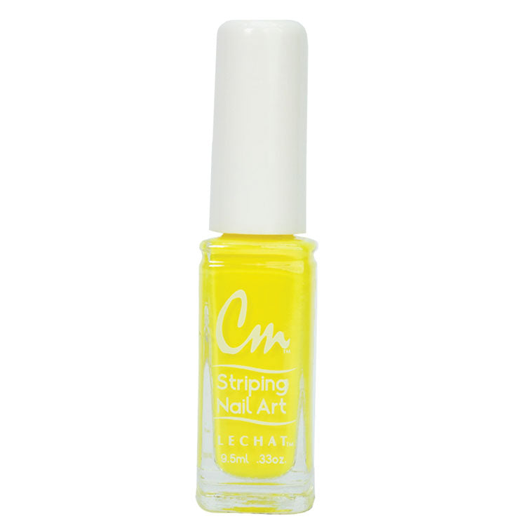 LECHAT CM Striping Nail Art Polish 0.33oz - Hot Yellow #CM03