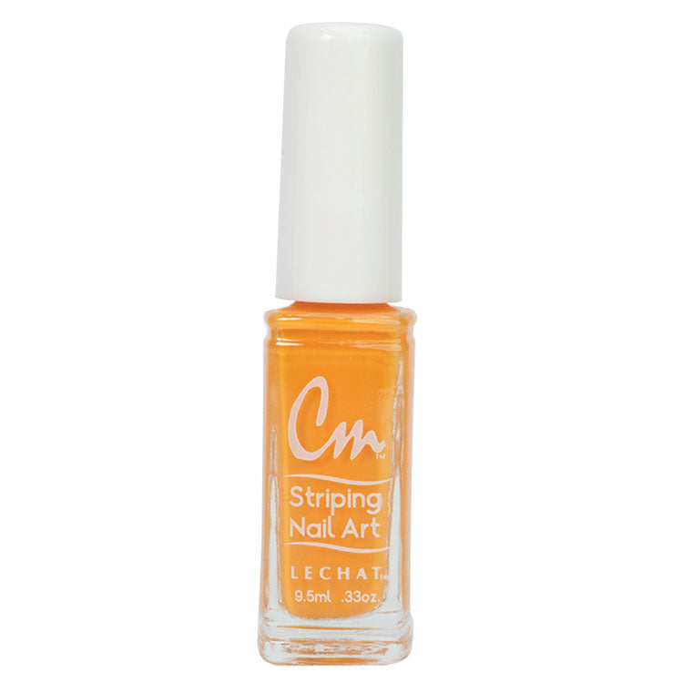 LECHAT CM Striping Nail Art Polish 0.33oz - Orange Jolt #CM04