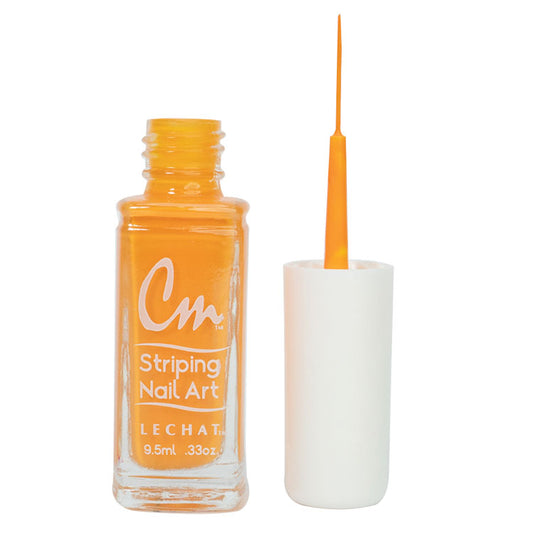LECHAT CM Striping Nail Art Polish 0.33oz - Orange Jolt #CM04