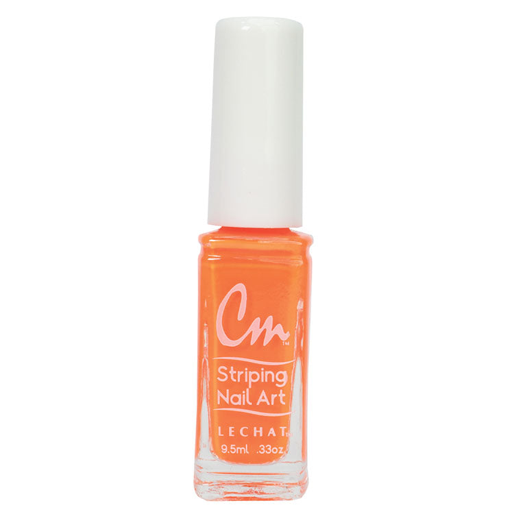LECHAT CM Striping Nail Art Polish 0.33oz - Hot Orange #CM05