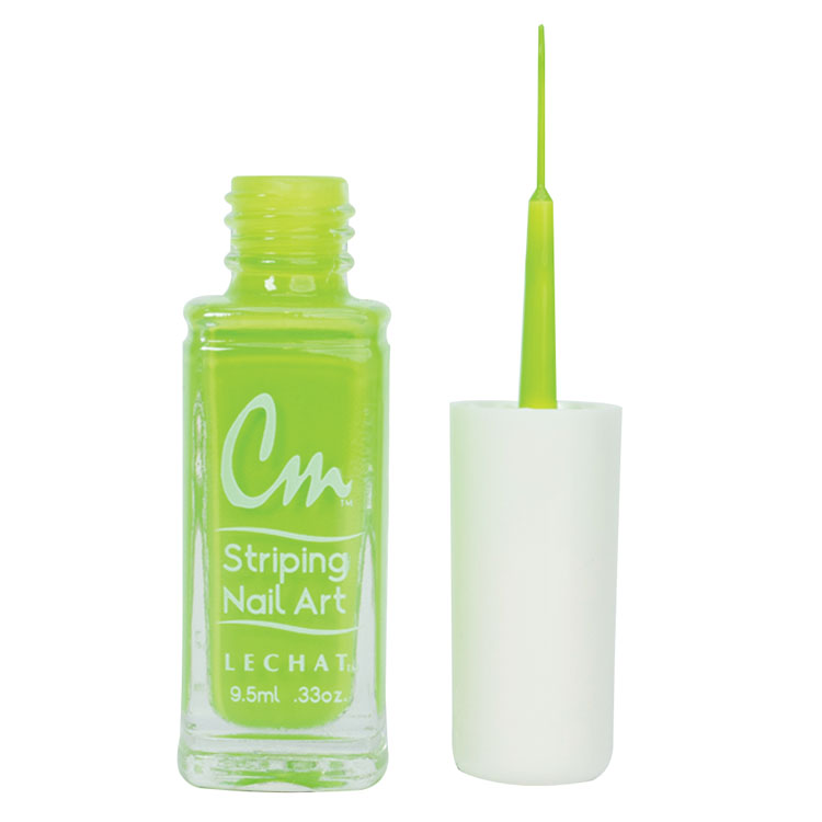 LECHAT CM Striping Nail Art Polish 0.33oz - Electric Green #CM07