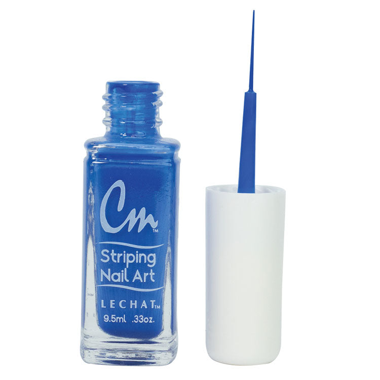 LECHAT CM Striping Nail Art Polish 0.33oz - Water Blue #CM09