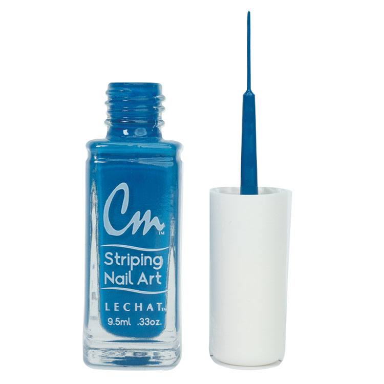 LECHAT CM Striping Nail Art Polish 0.33oz - Blue Volt #CM12
