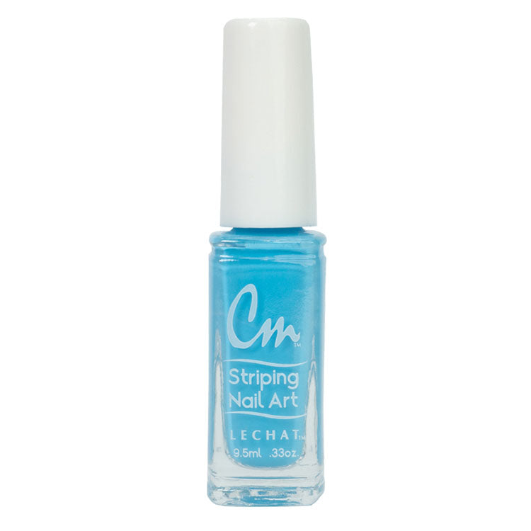 LECHAT CM Striping Nail Art Polish 0.33oz - Sky Blue #CM17