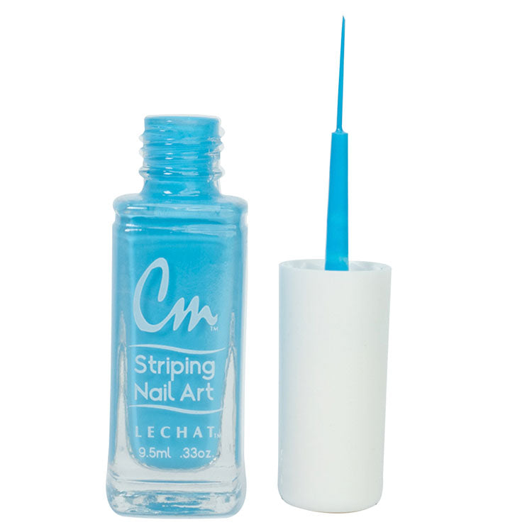 LECHAT CM Striping Nail Art Polish 0.33oz - Sky Blue #CM17
