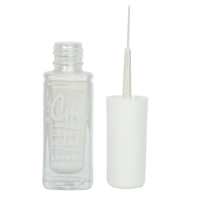 LECHAT CM Striping Nail Art Polish 0.33oz - Pearl #CM19