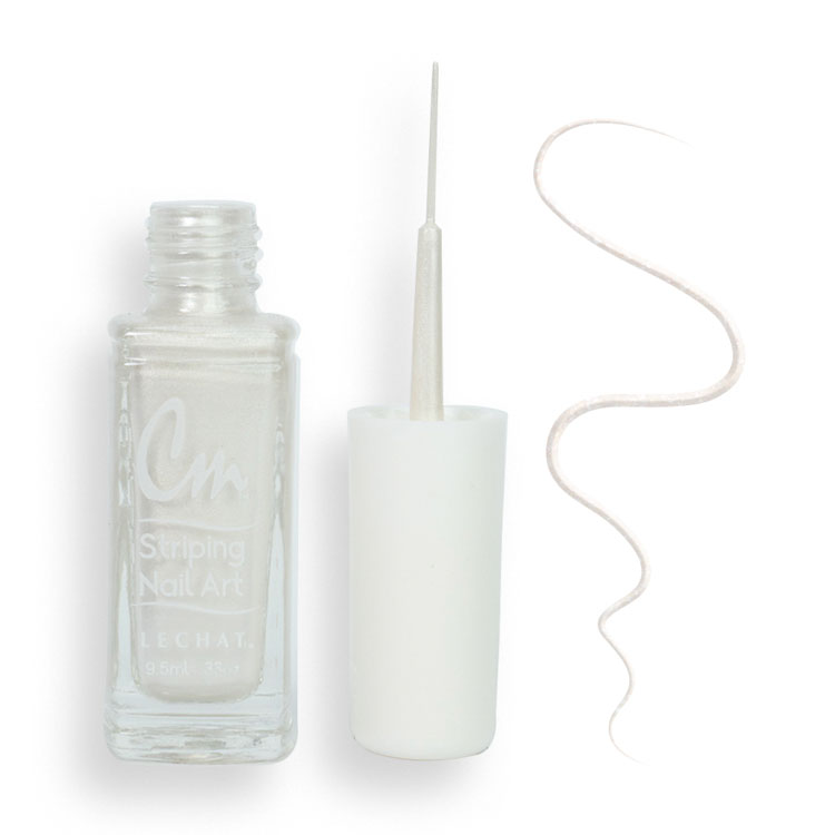 LECHAT CM Striping Nail Art Polish 0.33oz - Pearl #CM19