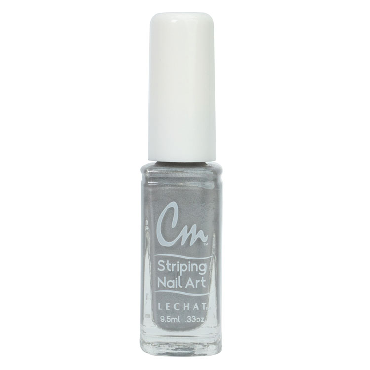 LECHAT CM Striping Nail Art Polish 0.33oz - Platinum Pearl #CM20