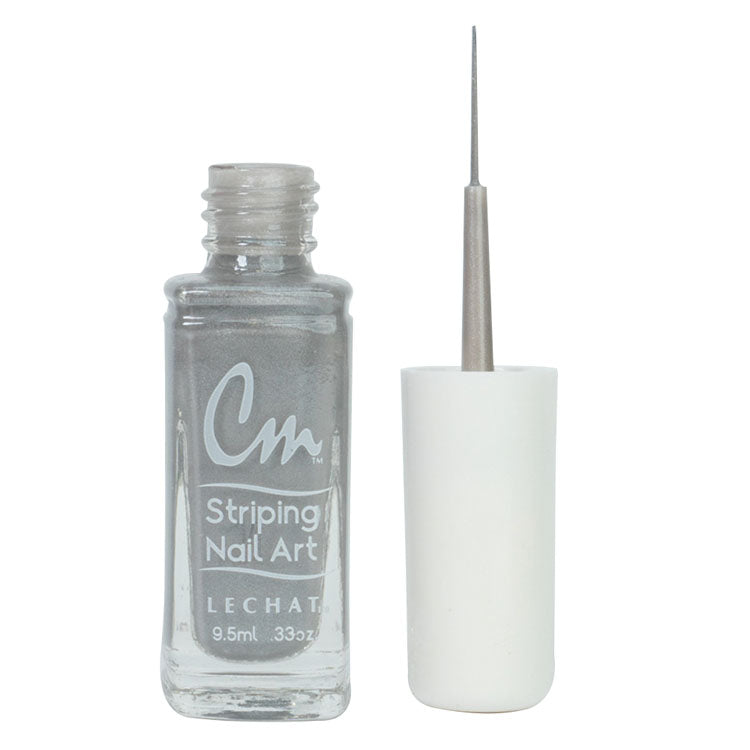 LECHAT CM Striping Nail Art Polish 0.33oz - Platinum Pearl #CM20