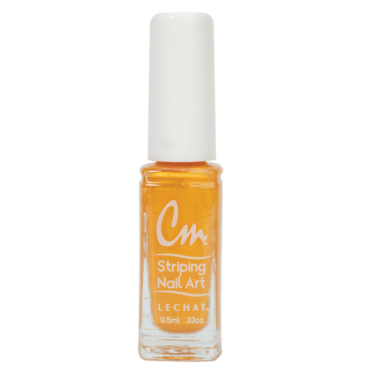 LECHAT CM Striping Nail Art Polish 0.33oz - Design Yellow #CM21