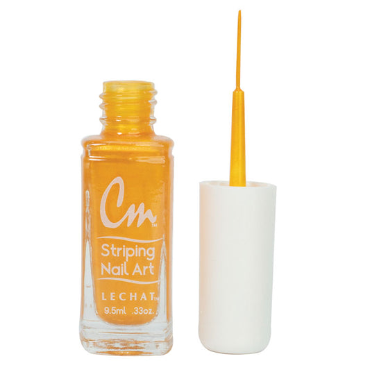 LECHAT CM Striping Nail Art Polish 0.33oz - Design Yellow #CM21
