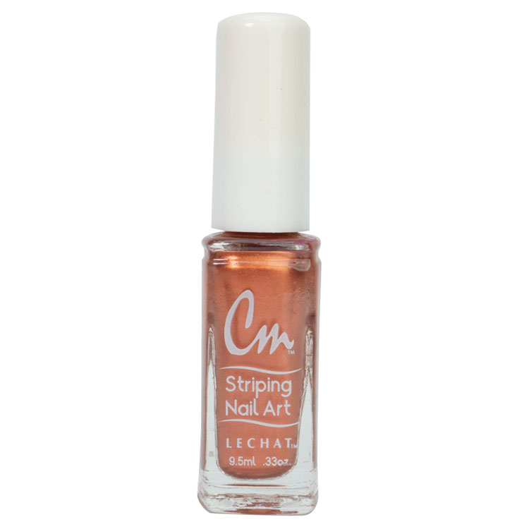 LECHAT CM Striping Nail Art Polish 0.33oz - Copper Penny #CM22