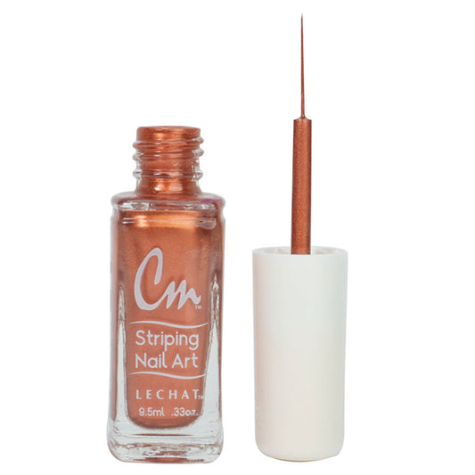 LECHAT CM Striping Nail Art Polish 0.33oz - Copper Penny #CM22