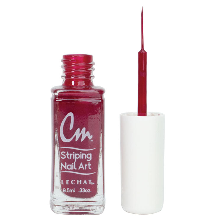 LECHAT CM Striping Nail Art Polish 0.33oz - Super Red #CM23