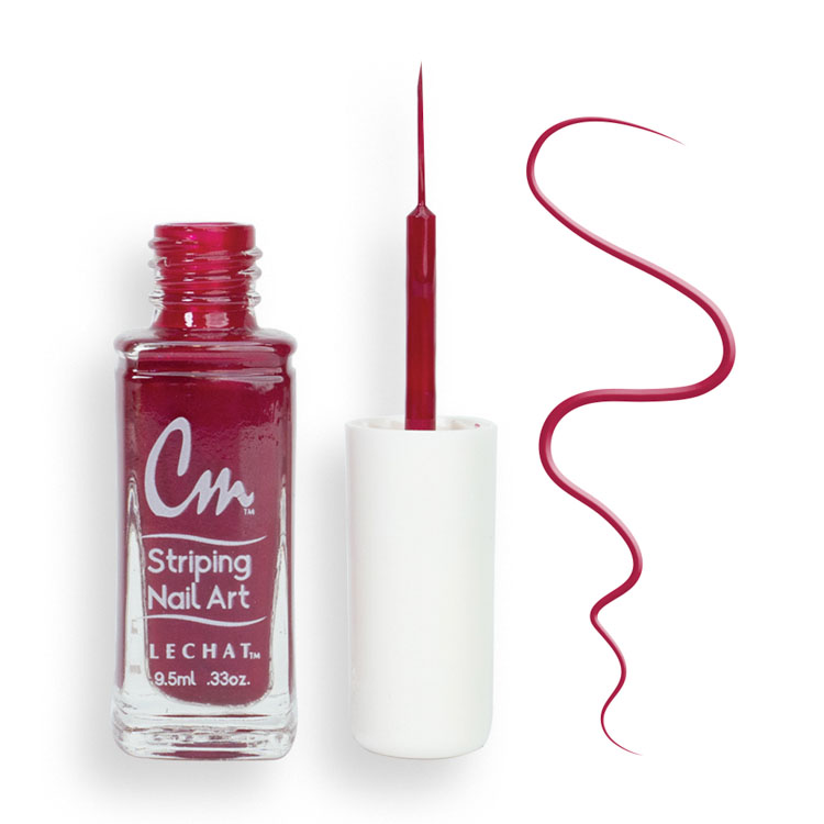LECHAT CM Striping Nail Art Polish 0.33oz - Super Red #CM23