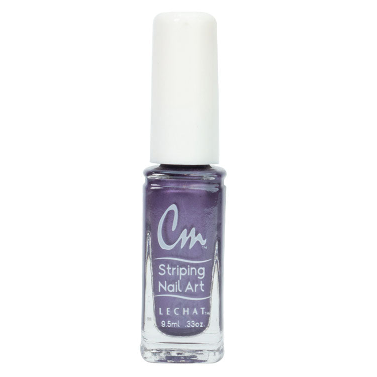LECHAT CM Striping Nail Art Polish 0.33oz - Royal Purple #CM24