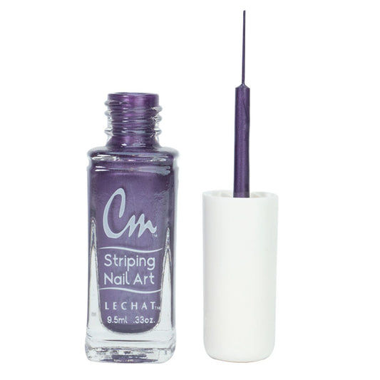 LECHAT CM Striping Nail Art Polish 0.33oz - Royal Purple #CM24