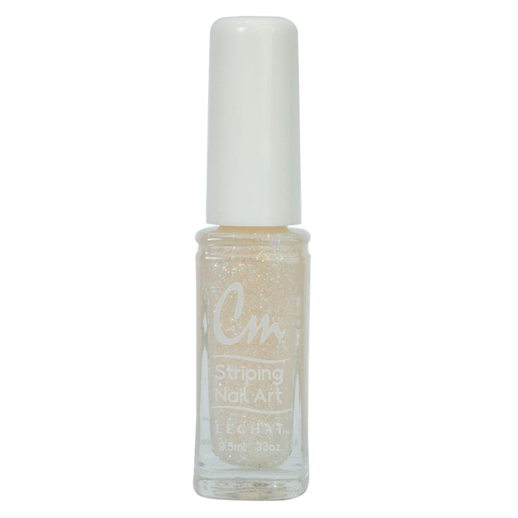 LECHAT CM Striping Nail Art Polish 0.33oz - Crystal Glitter #CM28
