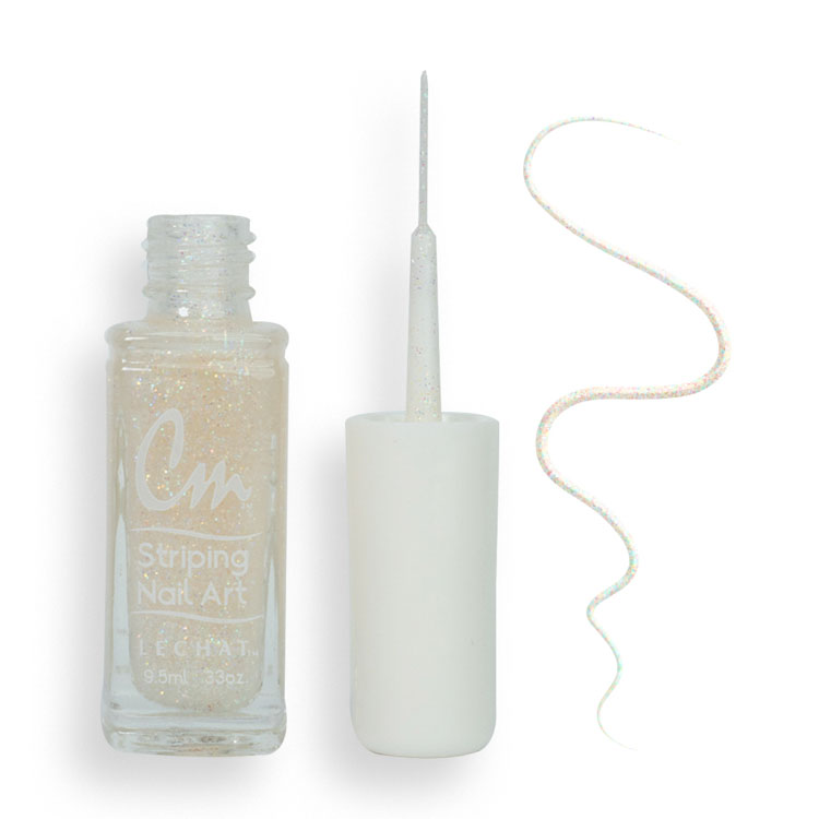 LECHAT CM Striping Nail Art Polish 0.33oz - Crystal Glitter #CM28