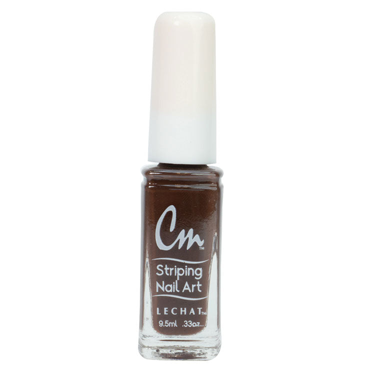 LECHAT CM Striping Nail Art Polish 0.33oz - Brown #CM36