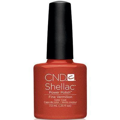 CND Shellac Gel Polish 0.25oz - Fine Vermillion