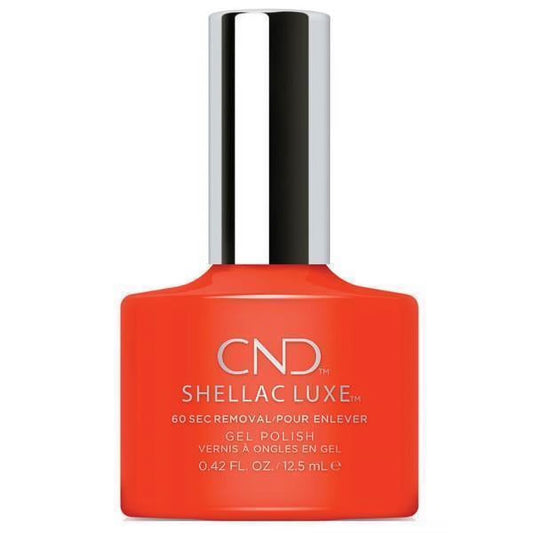 CND™ SHELLAC LUXE™ Gel Polish 0.42oz - Electric Orange #112
