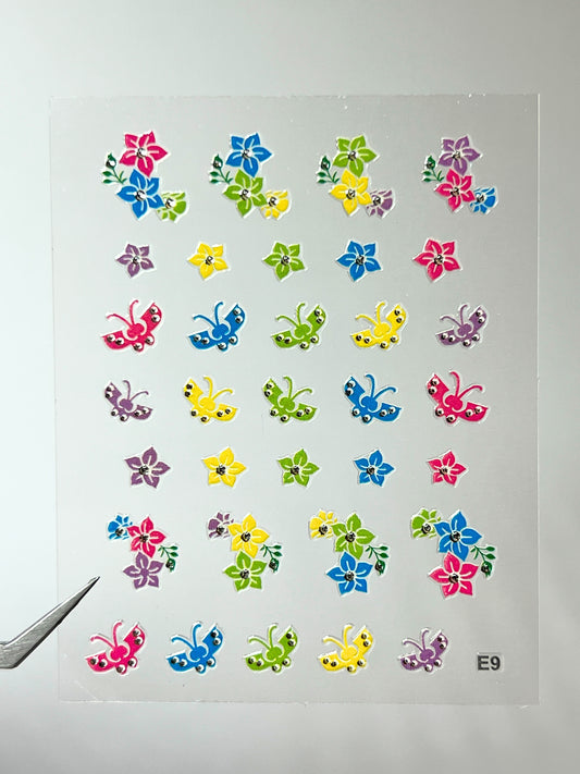 BEAUTY20 Point Nail Stickers - E09