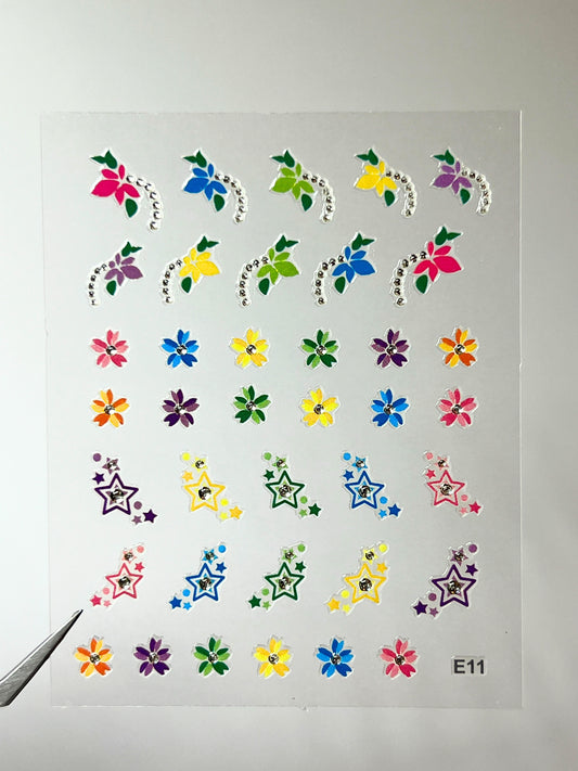 BEAUTY20 Point Nail Stickers - E11