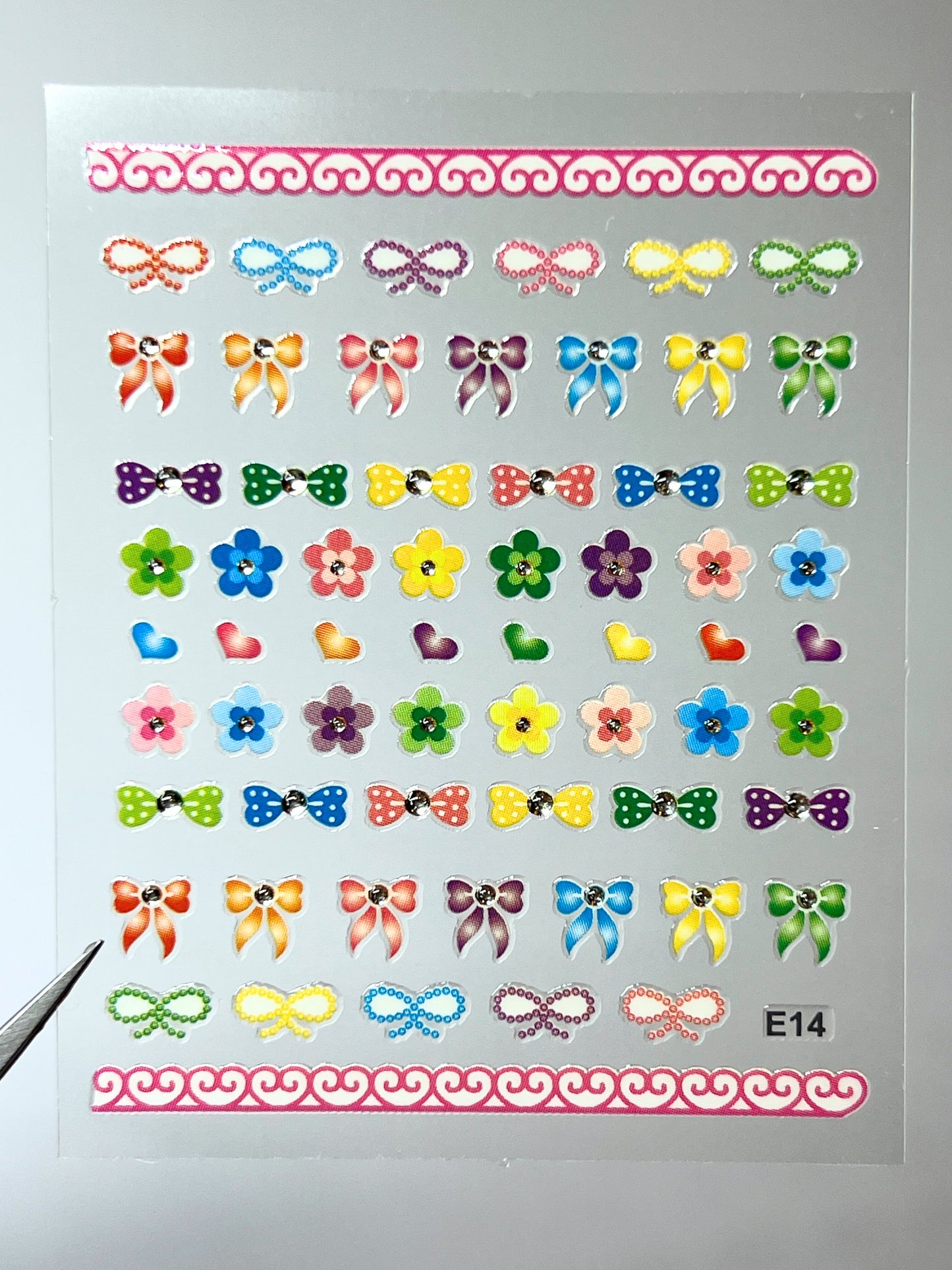 BEAUTY20 Point Nail Stickers - E14